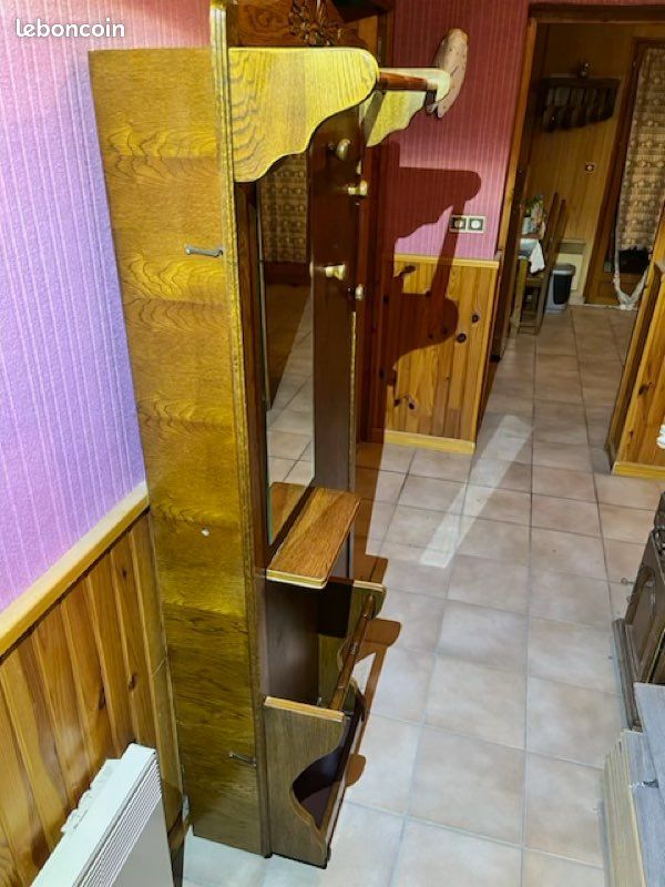 Meuble d’entrée porte manteau ouvrant (image 3)