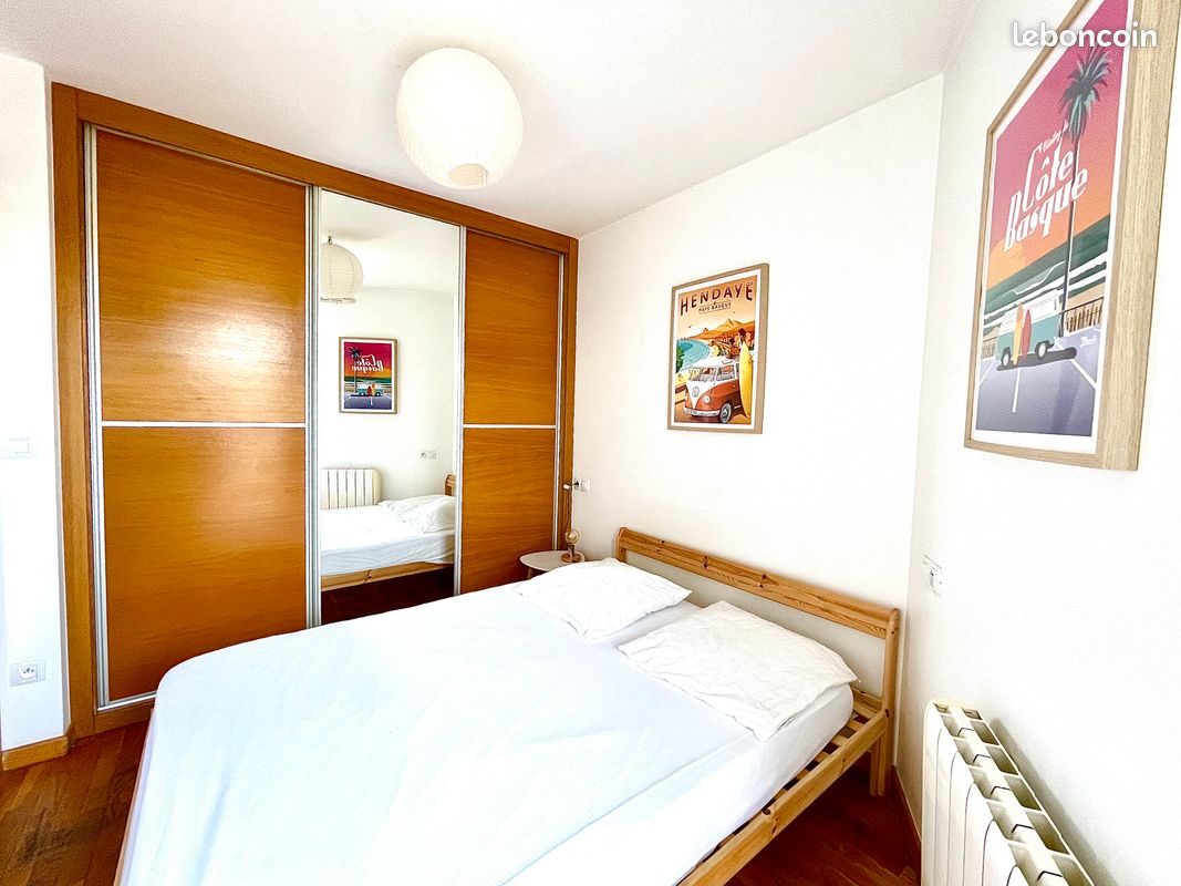 SANS FRAIS D’AGENCE T2 TERRASSE tout meublé pour 9 mois - Hendaye 64700 (image principale 5)