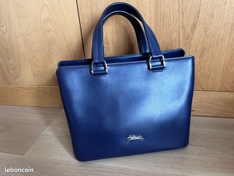 Sac à main bleu marine Longchamp Accessoires Bagagerie