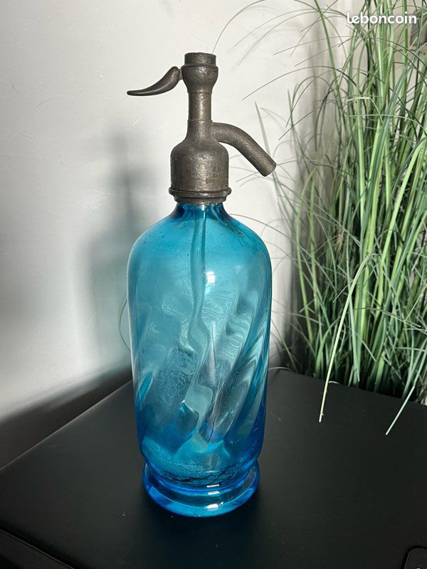 Ancien Siphon Menton Alpes Maritimes Bleu (image 3)