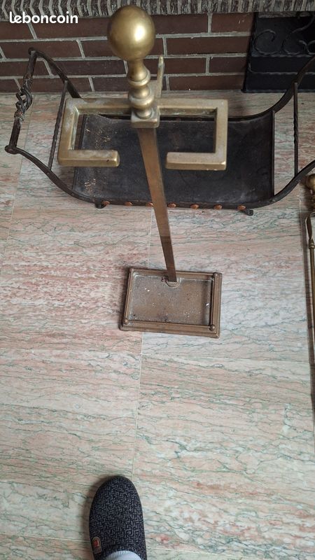 Ensemble de cheminée en laiton (image 4)