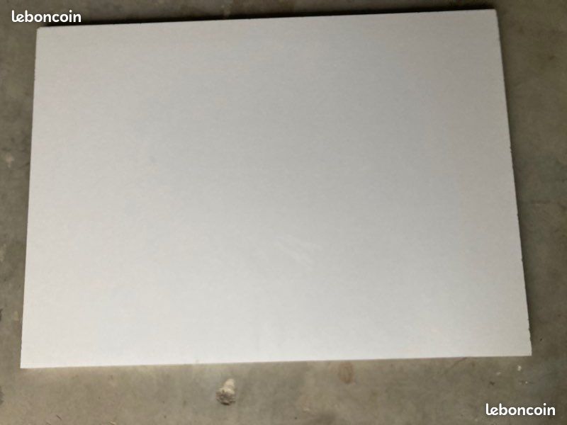 1 planche , étagère en mélaminé blanc 76 par 55 cm (image 3)