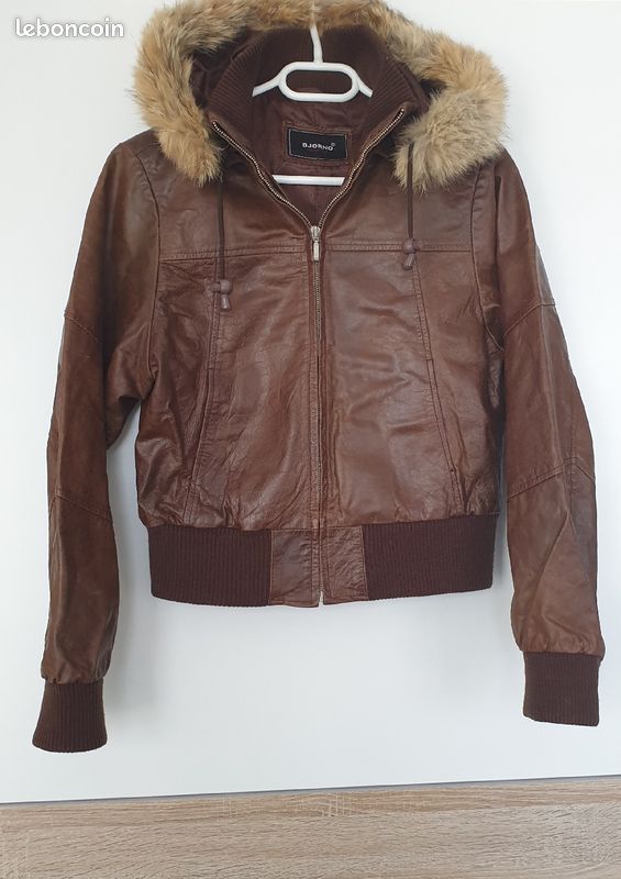 Blouson cuir femme (image 1)