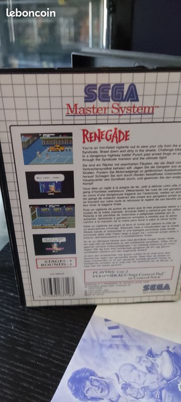 Renegade Master System COMPLET (image 6)