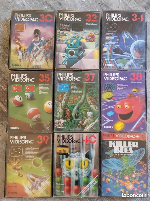 Lot de 26 jeux Videopac (image 3)