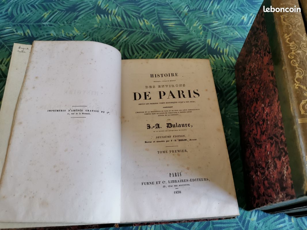 Histoire des environs de Paris (image 1)
