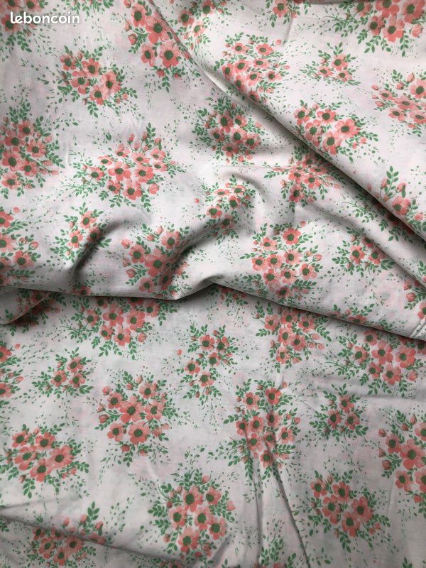 Drap plat vintage fleuri (image 2)