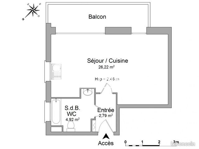 Appartement a louer nogent-sur-marne - 1 pièce(s) - 33 m2 - Surfyn