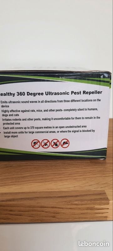 Répulsif ultrason 360°- NEUF (image 5)