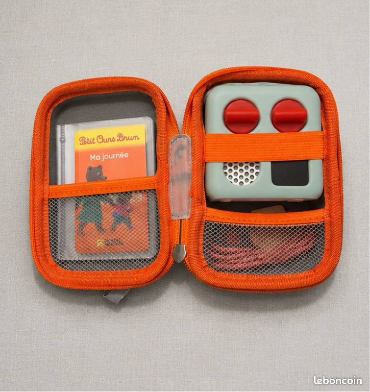 Étui pour cartes Yoto, dossier portable souple avec fermeture éclair et 80 poches, lecteur et mini cartes audio, classeur de cartes avec pochettes pour voyage, Licorne, Étui à cartes avec pochettes