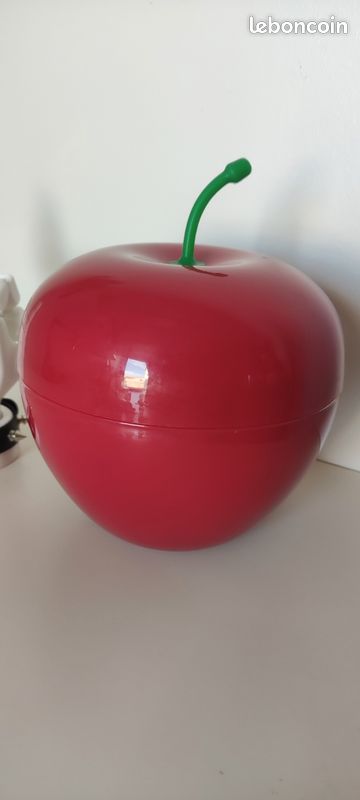 Pomme orange seau à glaçons Années 70 - Vintage - Vintage Family