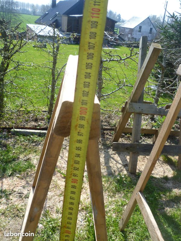 Treteaux bois ht 1.00m (image 3)