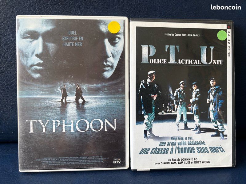 Lot de 2 DVD cinéma asiatique - Typhoon & Police Tactical Unit (image 1)