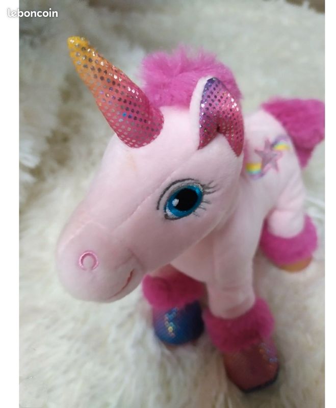 Doudou licorne 🦄 peluche musical Gipsy Lica bella à ans