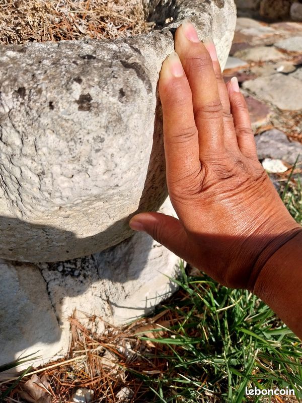 Belle auge vase ,pouvant servir à aussi constituer une fontaine (image 2)