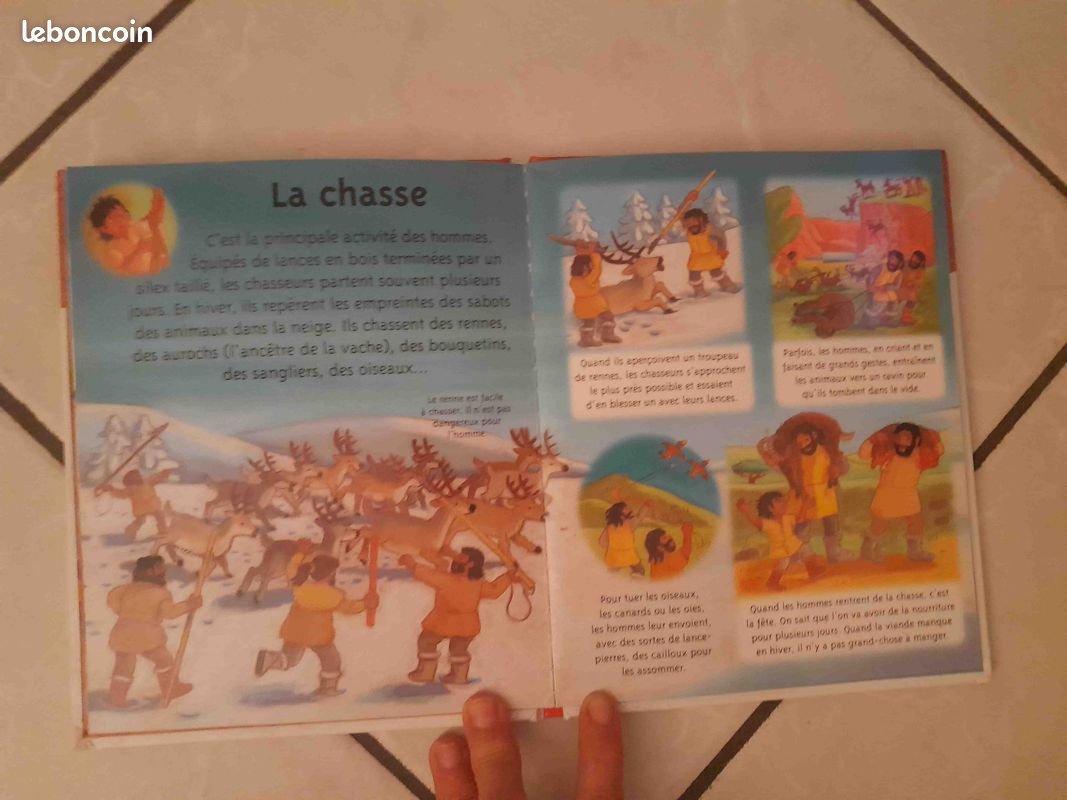 Livre - Au temps de la préhistoire - La petit imagerie (image 3)