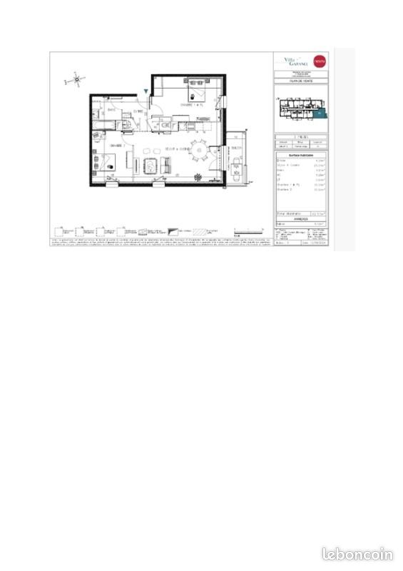 Appartement 3 pièces 62 m² · à Bonchamp-lès-Laval · 62 m² · 700 €/mois