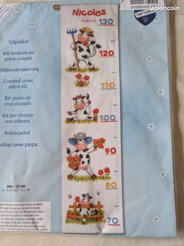 YHX926 DIY Point De Croix Kit Pour Debutant Adulte,Canevas