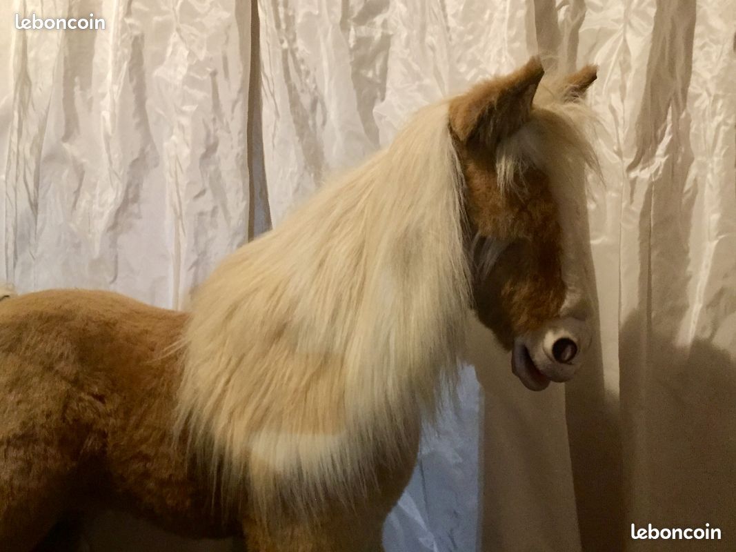 Eky Nicoo - Mon Poney Robot Réaliste, Poupée Cheval Douce Jouet en Peluche, Nicoo Poney Robot Réaliste Marche, Aboie et Remue la Queue - comme la Vraie Chose, Poney Robots Réaliste, Brun