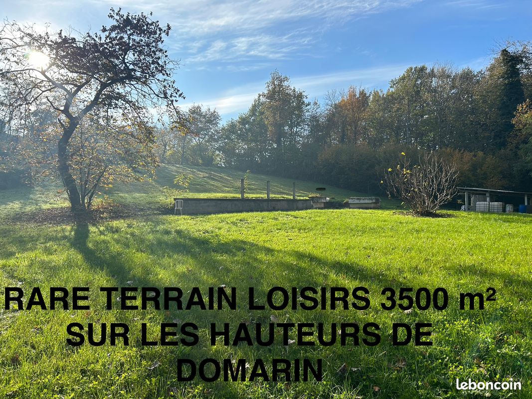 Cède terrain-3500m² non constructibles sur les hauteurs de Domarin · à La Tour-du-Pin · 55 000 €
