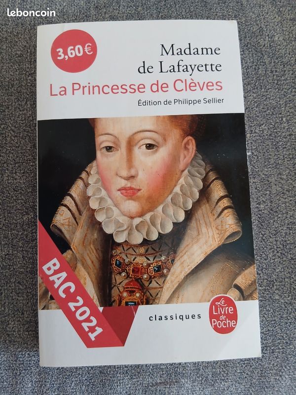 Livres de poche : les fleurs du mal de Baudelaire, la princesse de Clèves de Lafayette, Paroles de Jacques Prévert, Méditations métaphysiques de Descartes (image 5)