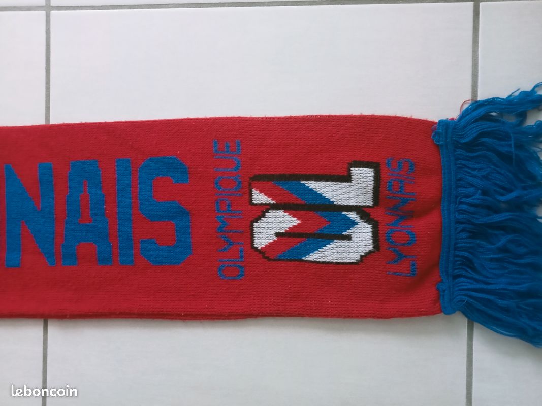 LOT 3 ÉCHARPE SUPPORTER OLYMPIQUE LYONNAIS LYON OL LYONNAIS