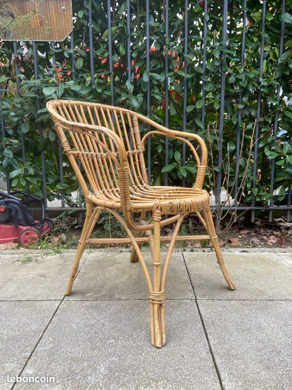 Fauteuil en rotin naturel (image 2)