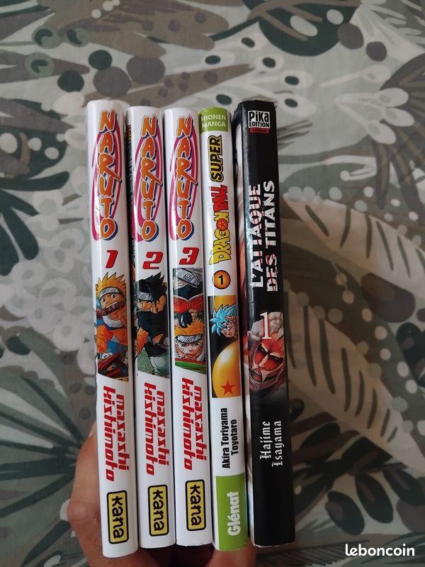Naruto dragon ball attaque des titans lot (image 3)