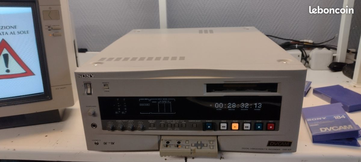 Sony dsr-80p p lecteur / enregistreur video dv / dvcam