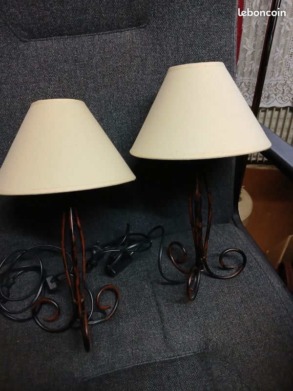 2 lampes de chevet (image 2)