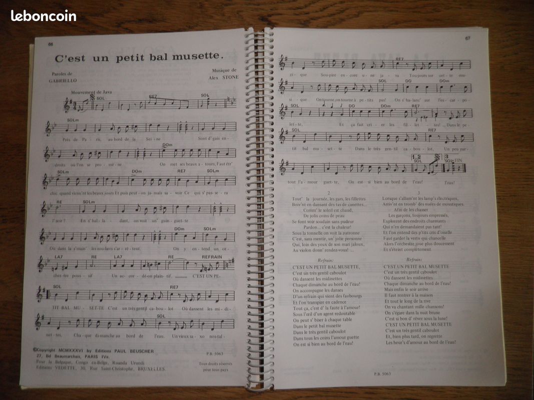 Livret de chansons (image 3)