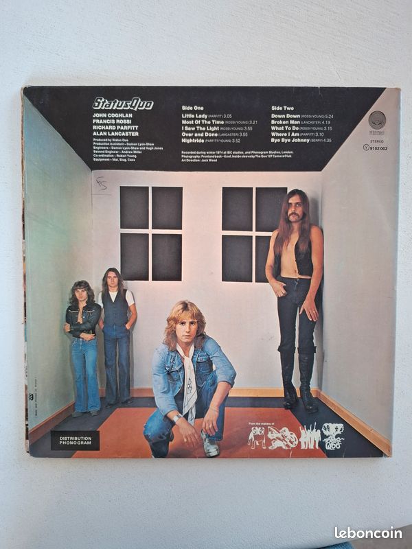 Vinyle LP : Status Quo – On The Level (image 4)