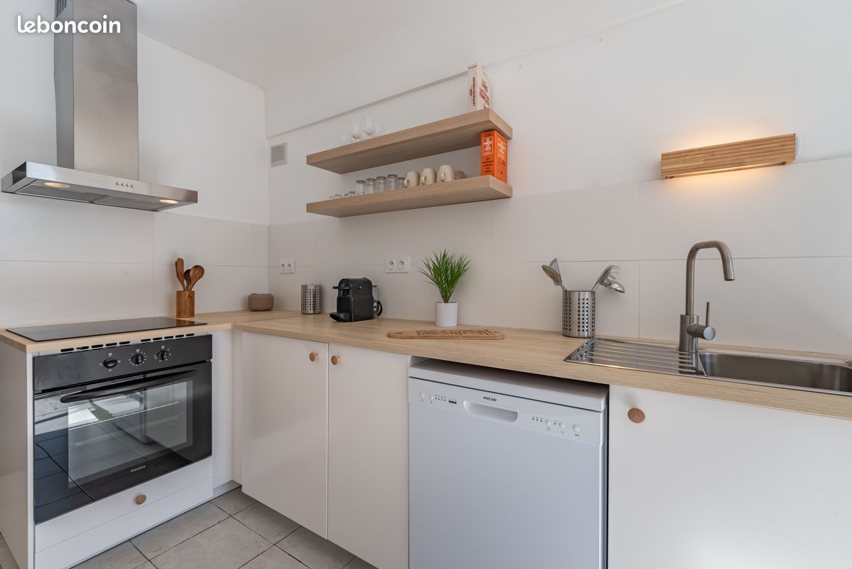 Chambre meublée - grand appartement de 160m² - tout inclus - Quartier Antigone (image 4)