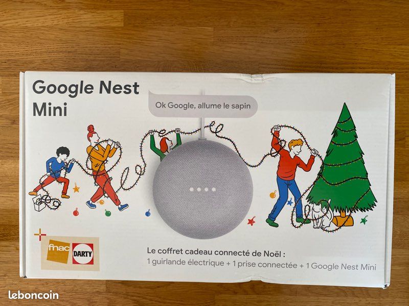 Coffret connecté Google Nest Mini (image 1)