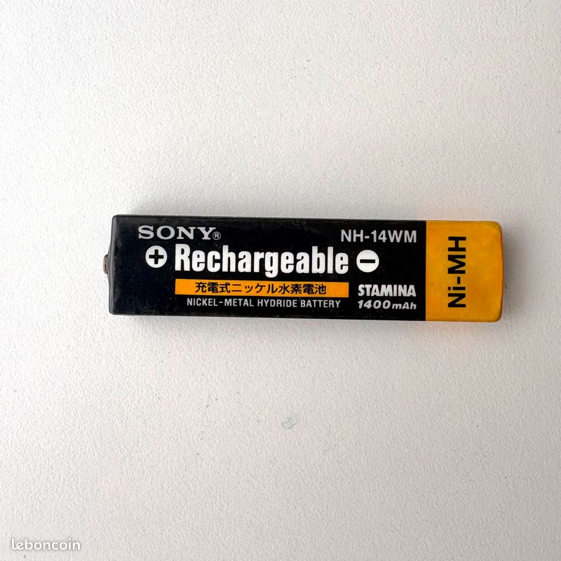 Cellule Batterie 1100mAh NiMH Compatible Sony NH10WM, NH14WM, NH-10WM - Type 7/5F6
