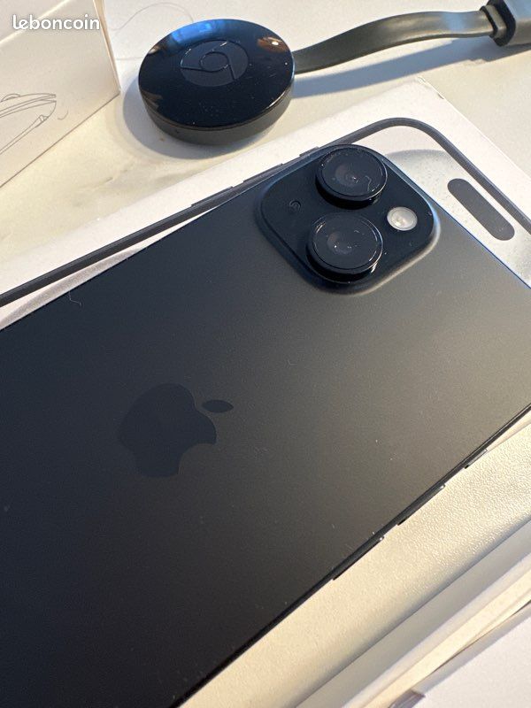 IPhone 15 Noir 128 Go – Neuf, écran sous blister – 600 (image 3)