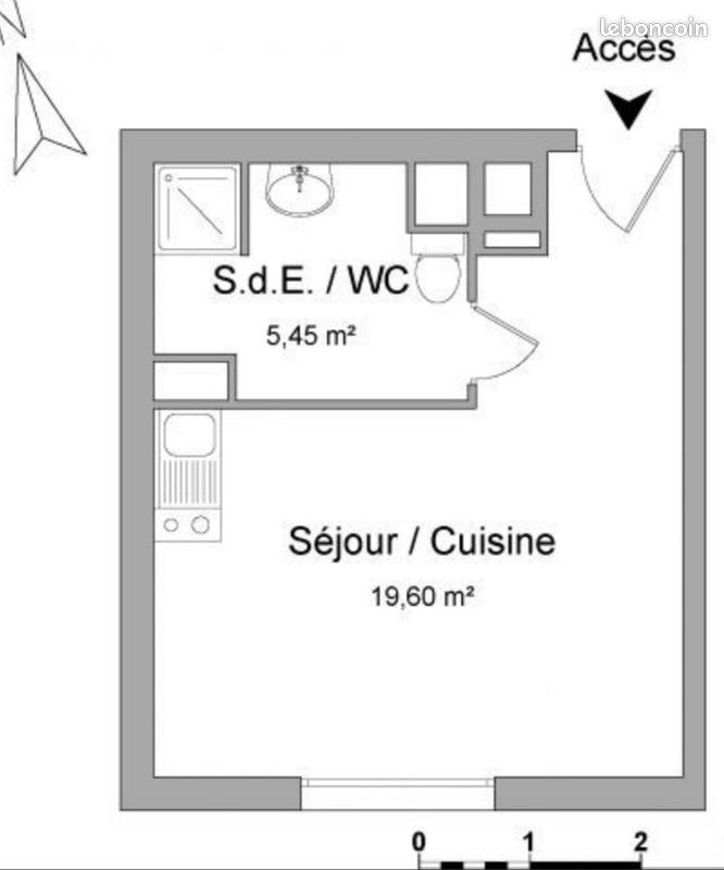 Appartement a louer bondy - 1 pièce(s) - 25 m2 - Surfyn