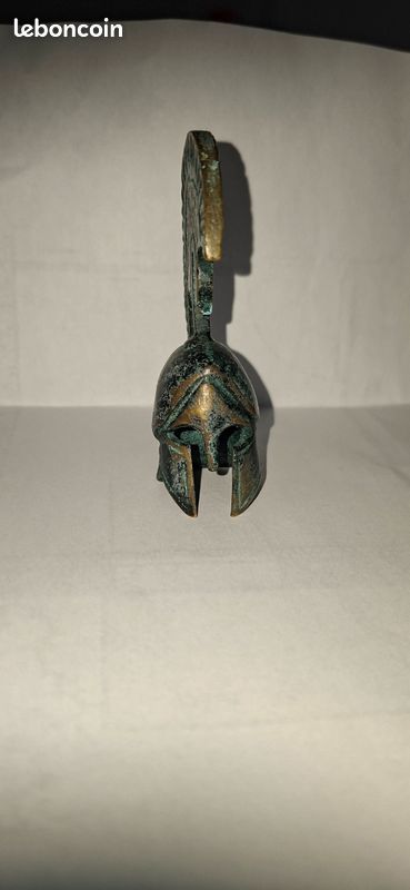 Casque miniature bronze grec (image 1)
