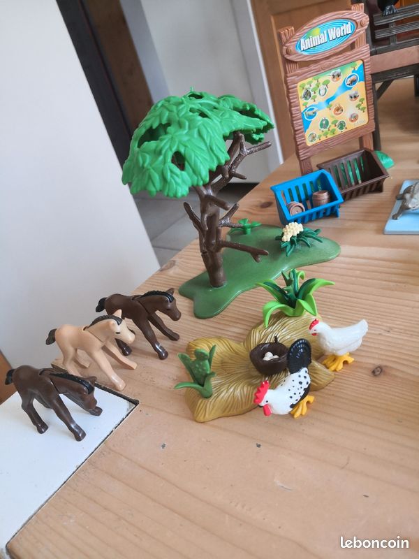 Ferme, 2 tracteurs et animaux playmobil (image 5)