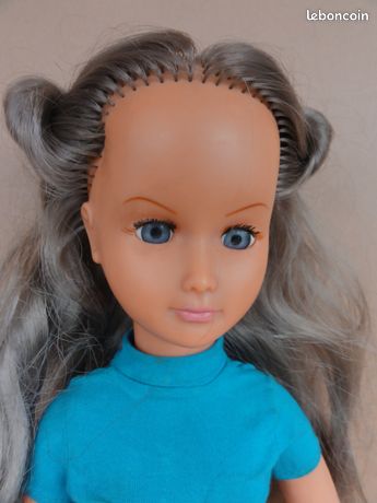 Grande Poupée Mannequin Gégé Bella – 50 Cm – Celluloïd – Yeux Dormants – France 70s