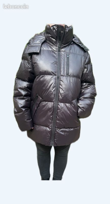 Doudoune the kooples femme noire violine Vêtements