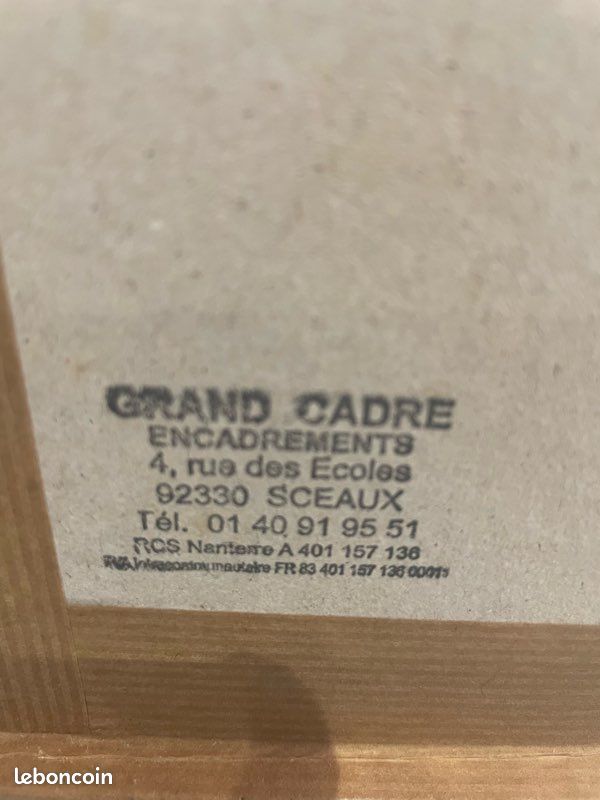 GRAND CADRE oiseaux (image 2)