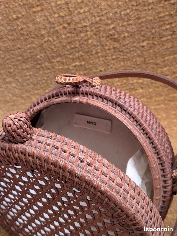Sac Main Sac Rond Rotin Sac Rond Mango Sac Osier Sac Rond En Rotin