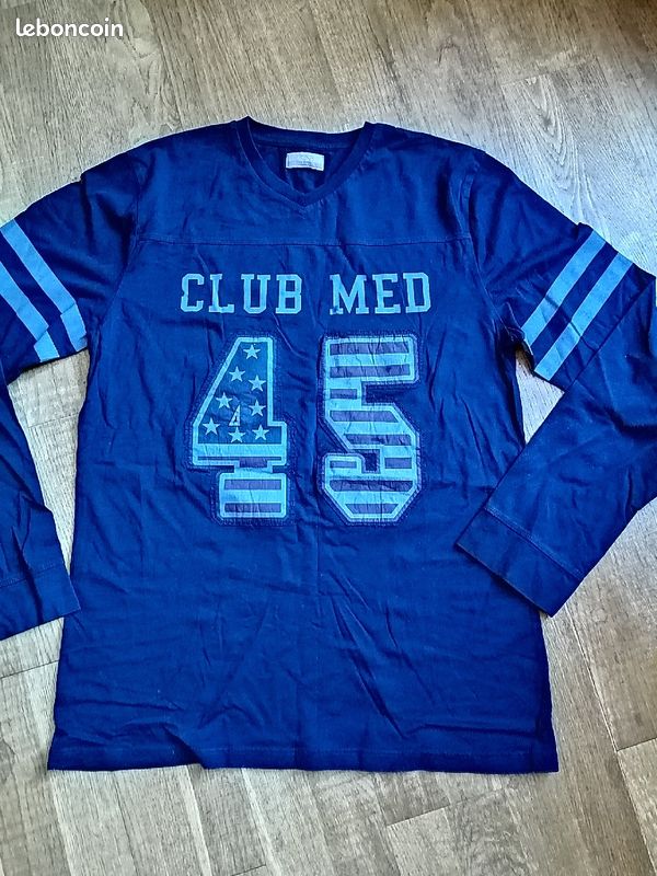 T. Shirt m. Longues Club Med 45 T. M Neuf (image 1)