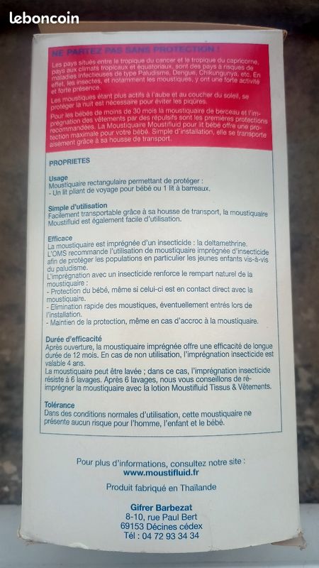 Moustiquaire pour lit bébé (image 3)