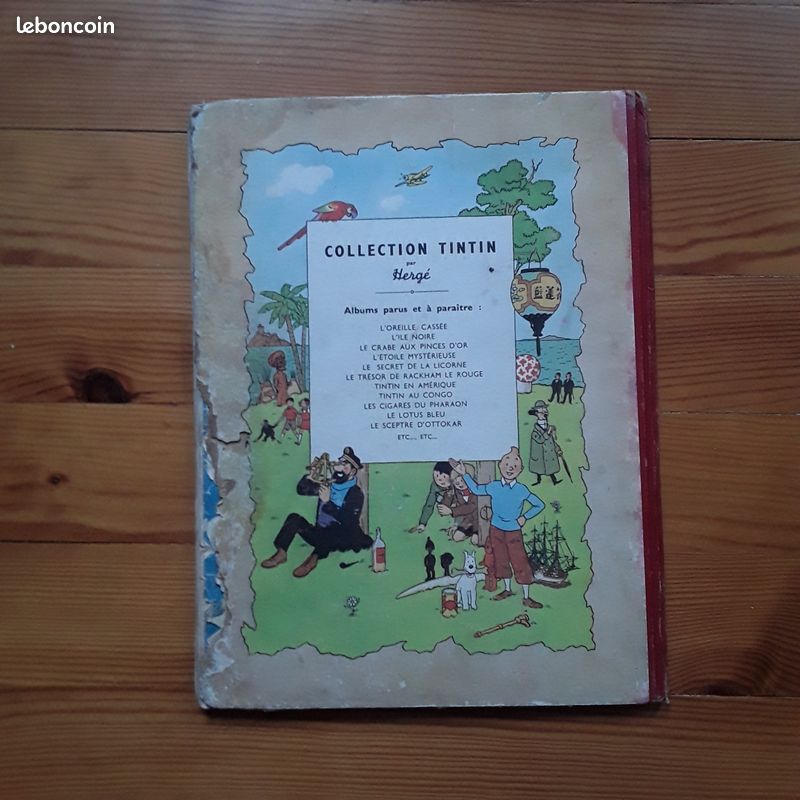 Tintin le sceptre d'ottokar B1 1947, édition originale couleur (image 18)