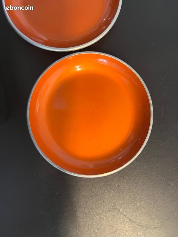 Lot de 4 coupelles orange Emalox (image 2)