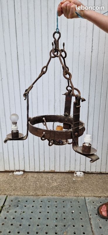Lustre fer forgé (image 1)