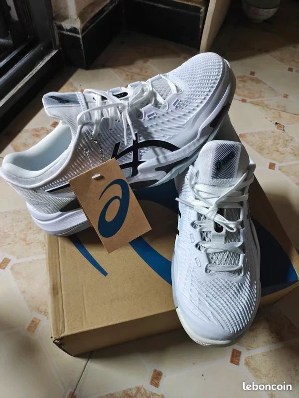 Tennis ASICS Court FF 3 Blanc et noir Homme (image 4)