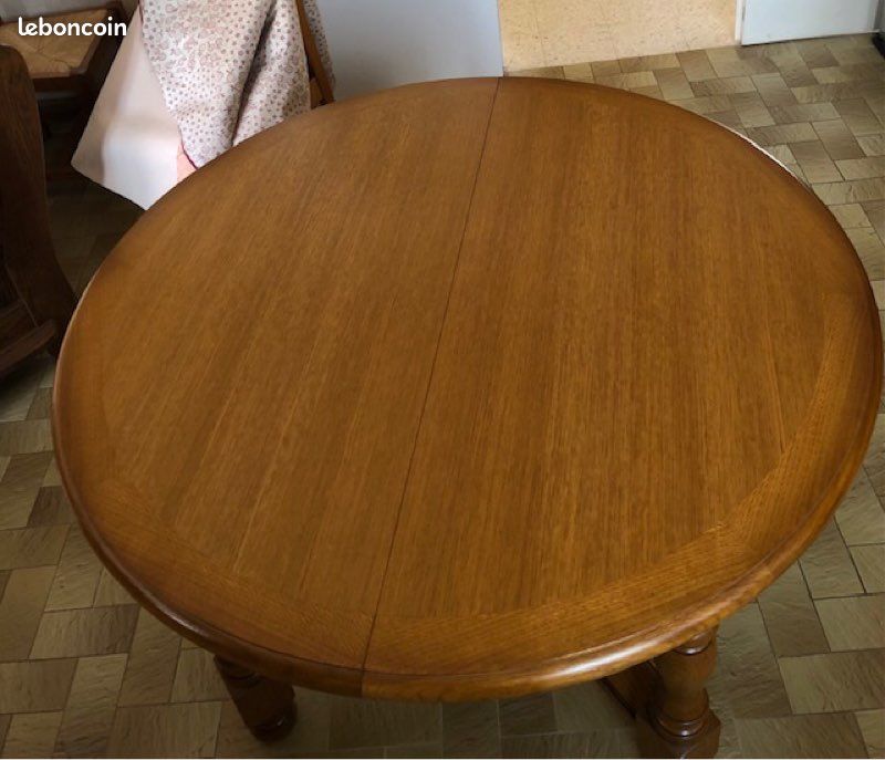 Table ronde et rallonge (image 4)